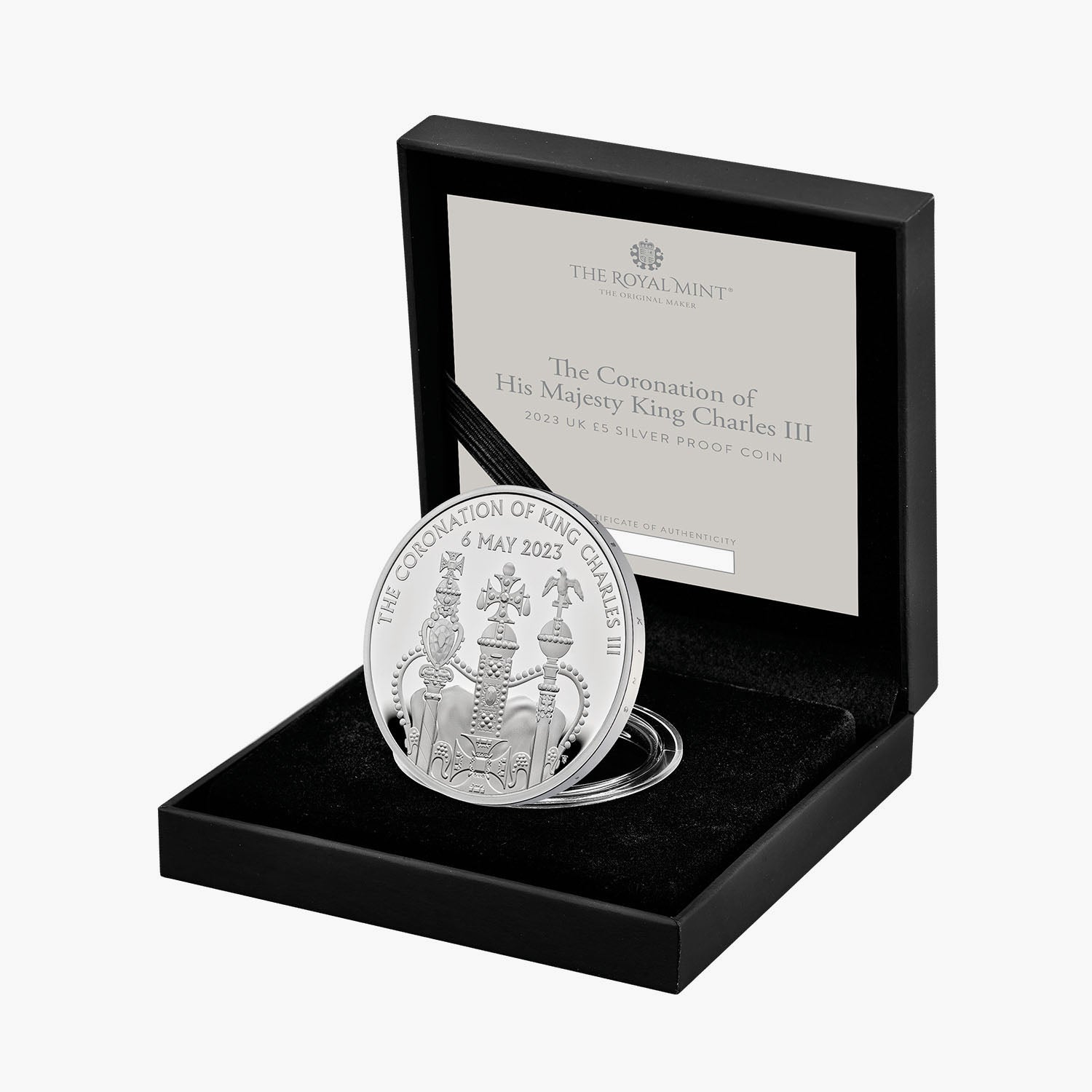 The Coronation of His Majesty King Charles £5.00 Silver Proof
