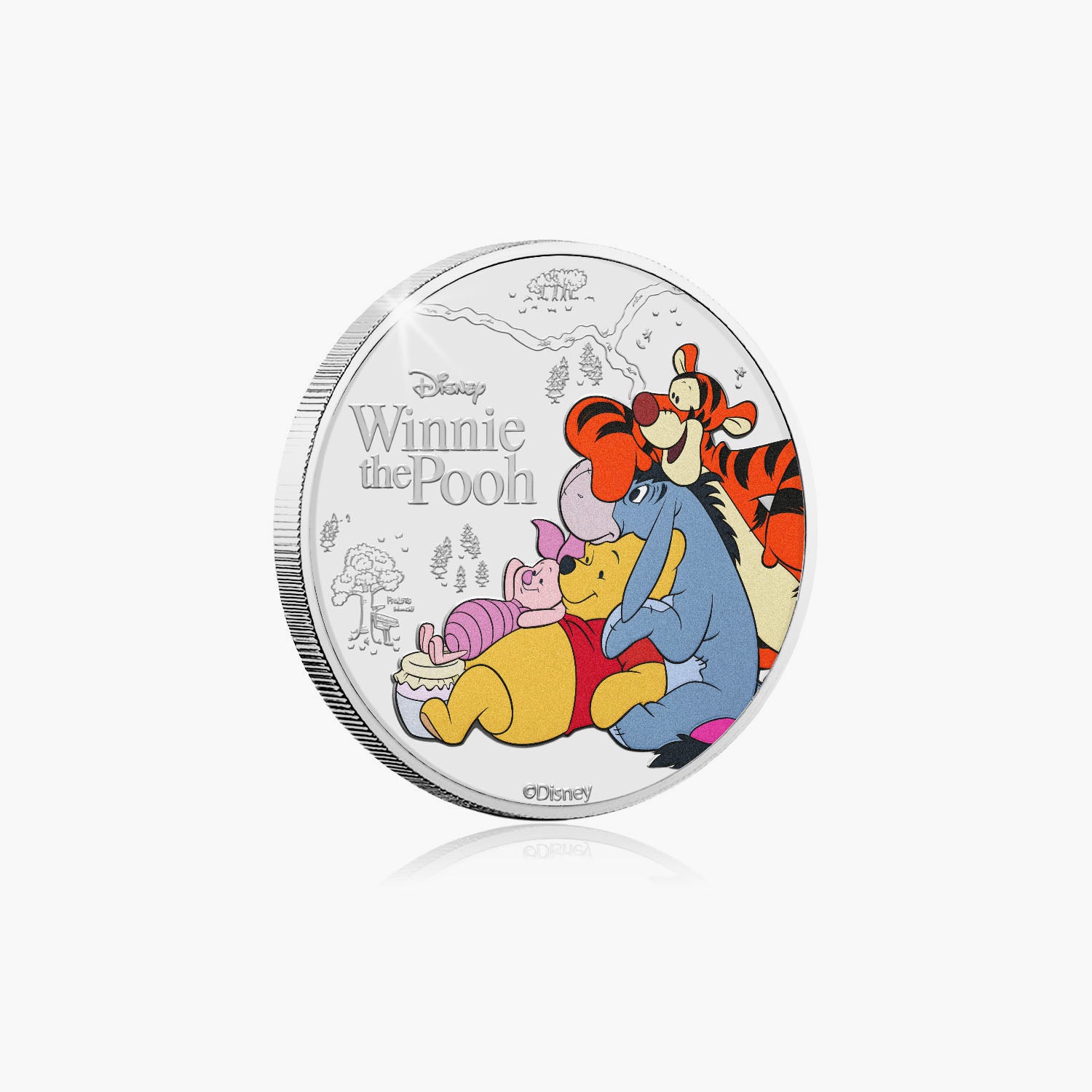 Winnie the Pooh & Friends 2023 £5 BU Colour Coin