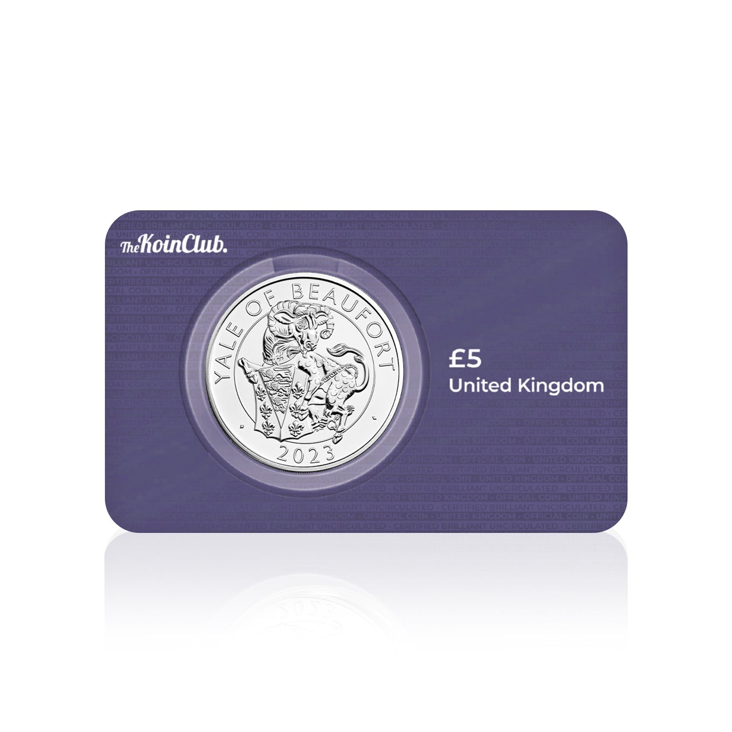 The Tudor Beasts Yale of Beaufort 2023 £5 Brilliant Uncirculated Coin
