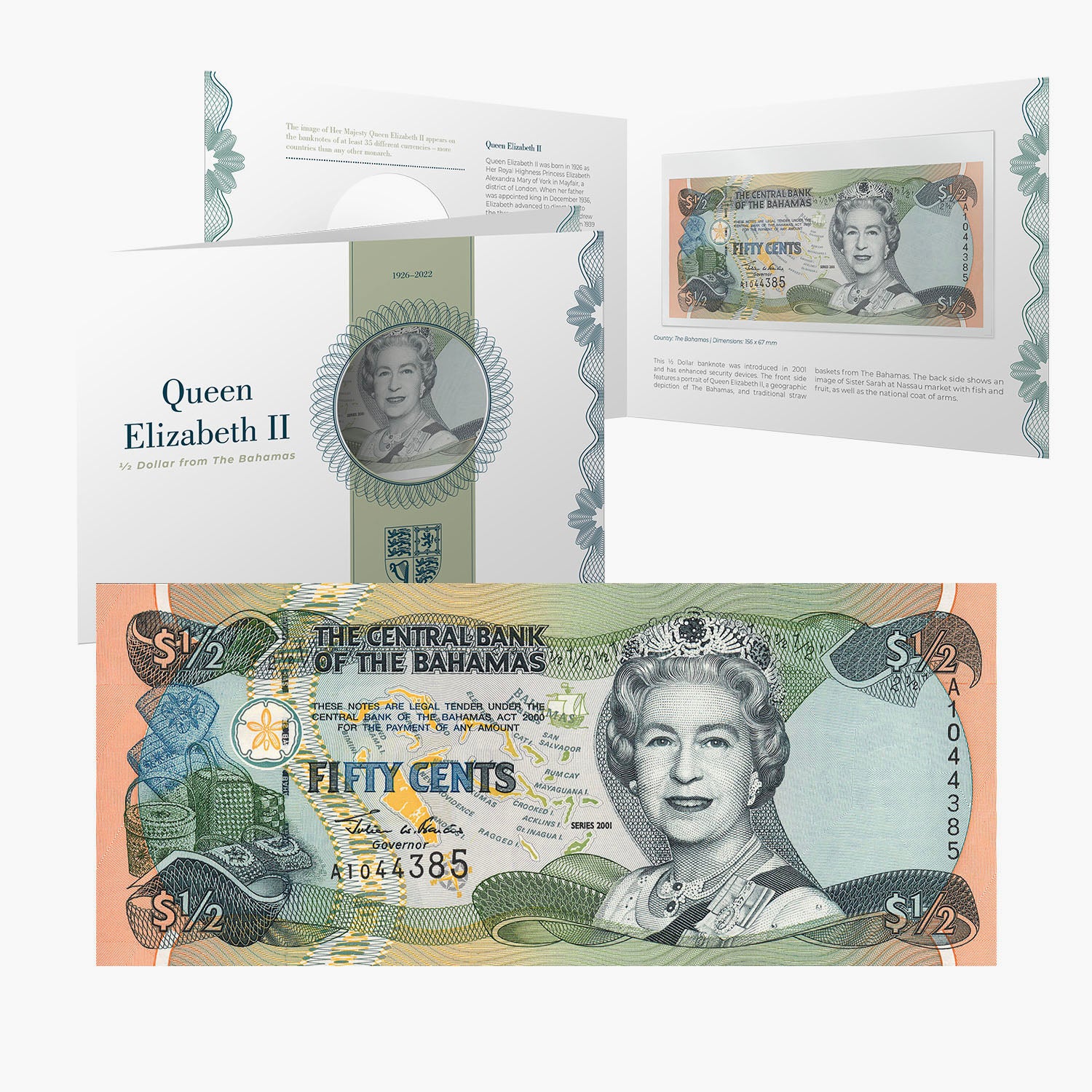 エリザベス女王陛下 ロイヤルハーフダラー紙幣