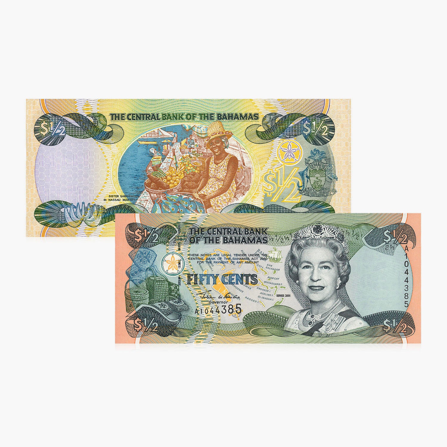 Her Majesty Queen Elizabeth II Royal Half Dollar Banknote