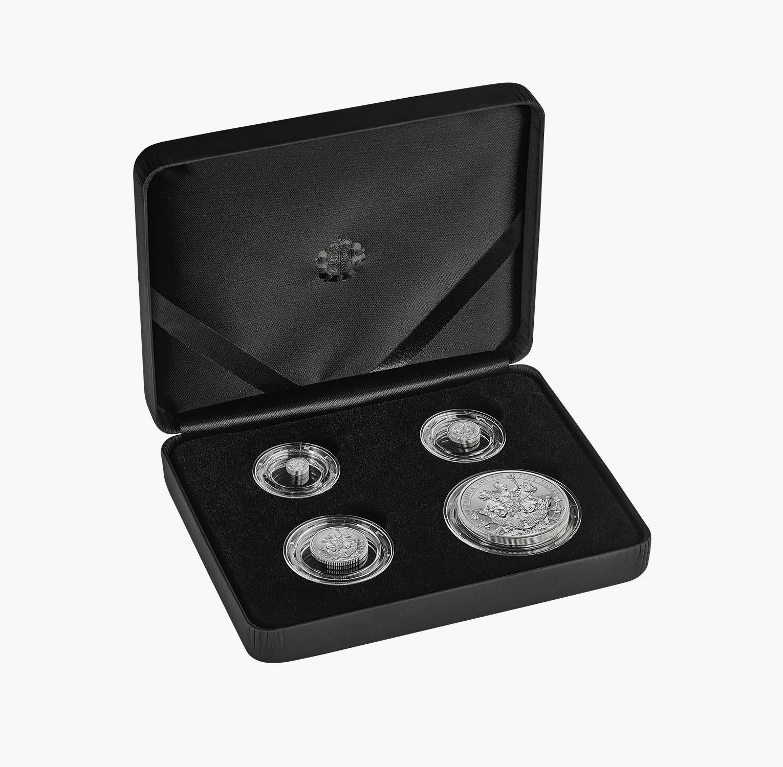 The Britannia 2023 UK Four-Coin Silver Proof Fractional Set