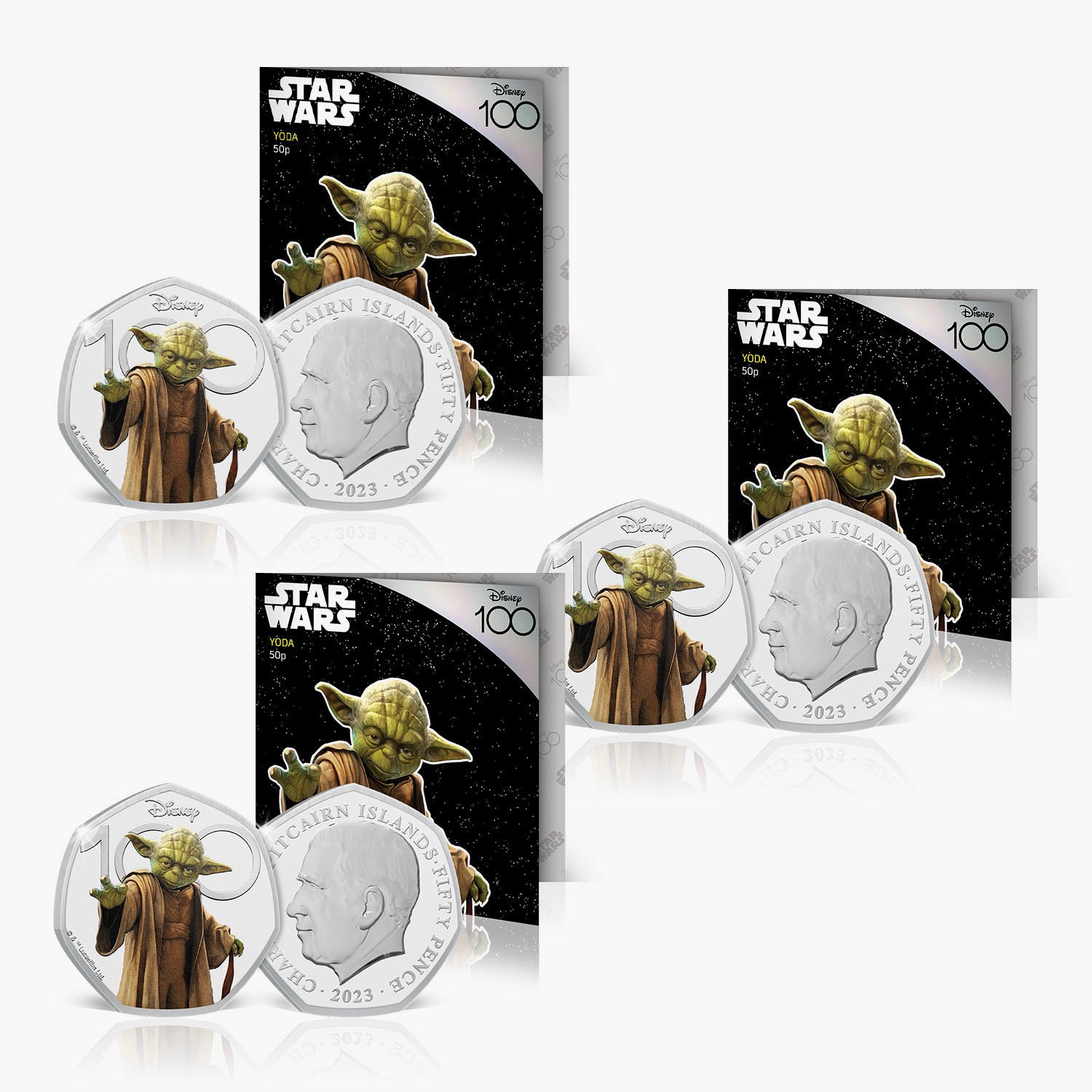 D100 Yoda Official BU 50p with Colour Bundle