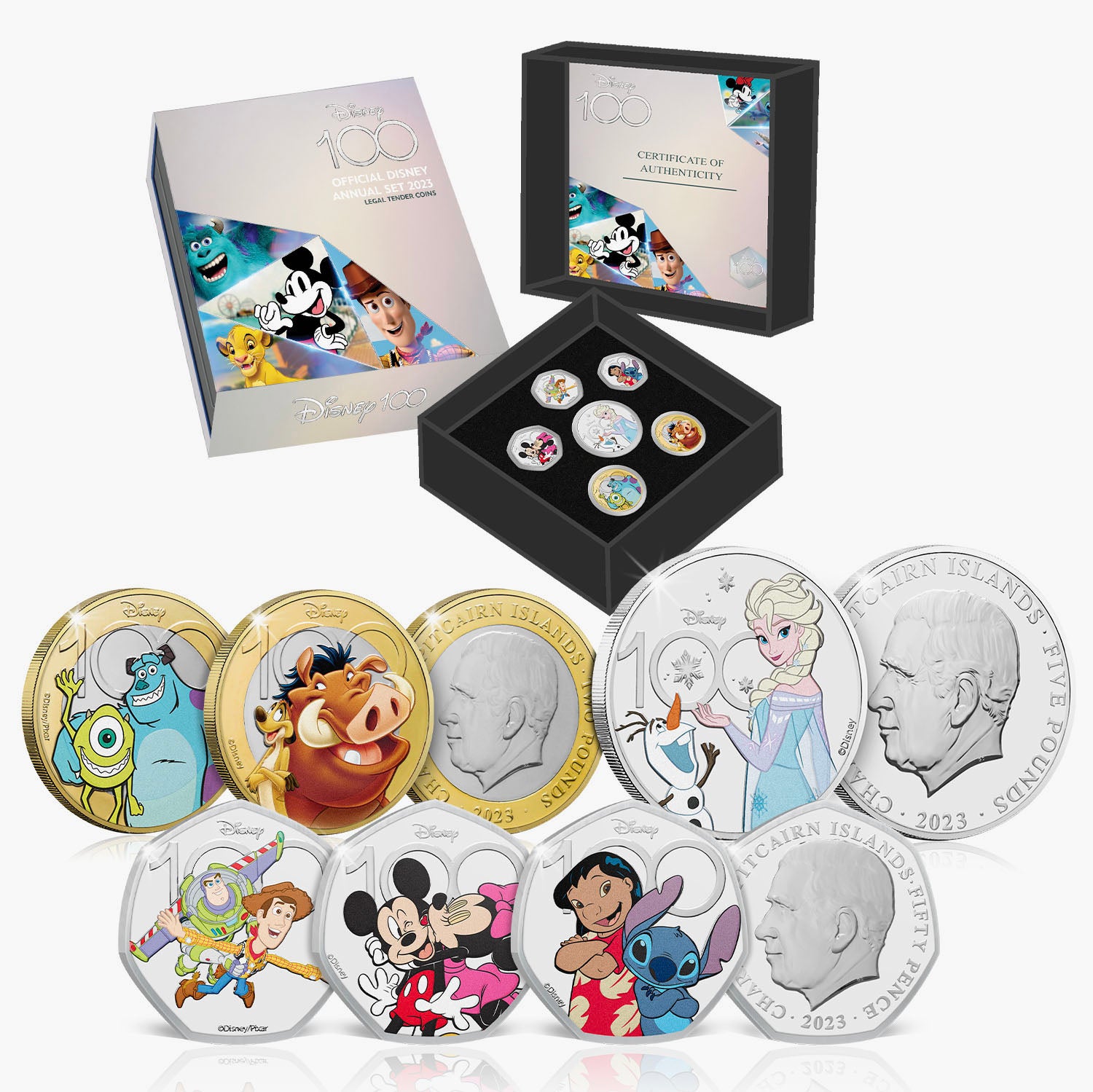 Disney 100th Anniversary 2023 Colour Coin Set