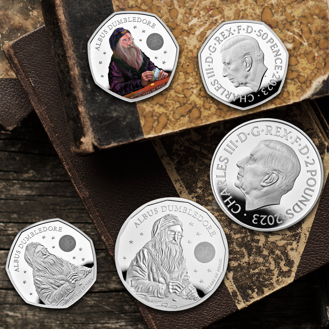 Harry Potter - Dumbledore 2023 50p Brilliant Uncirculated Coin