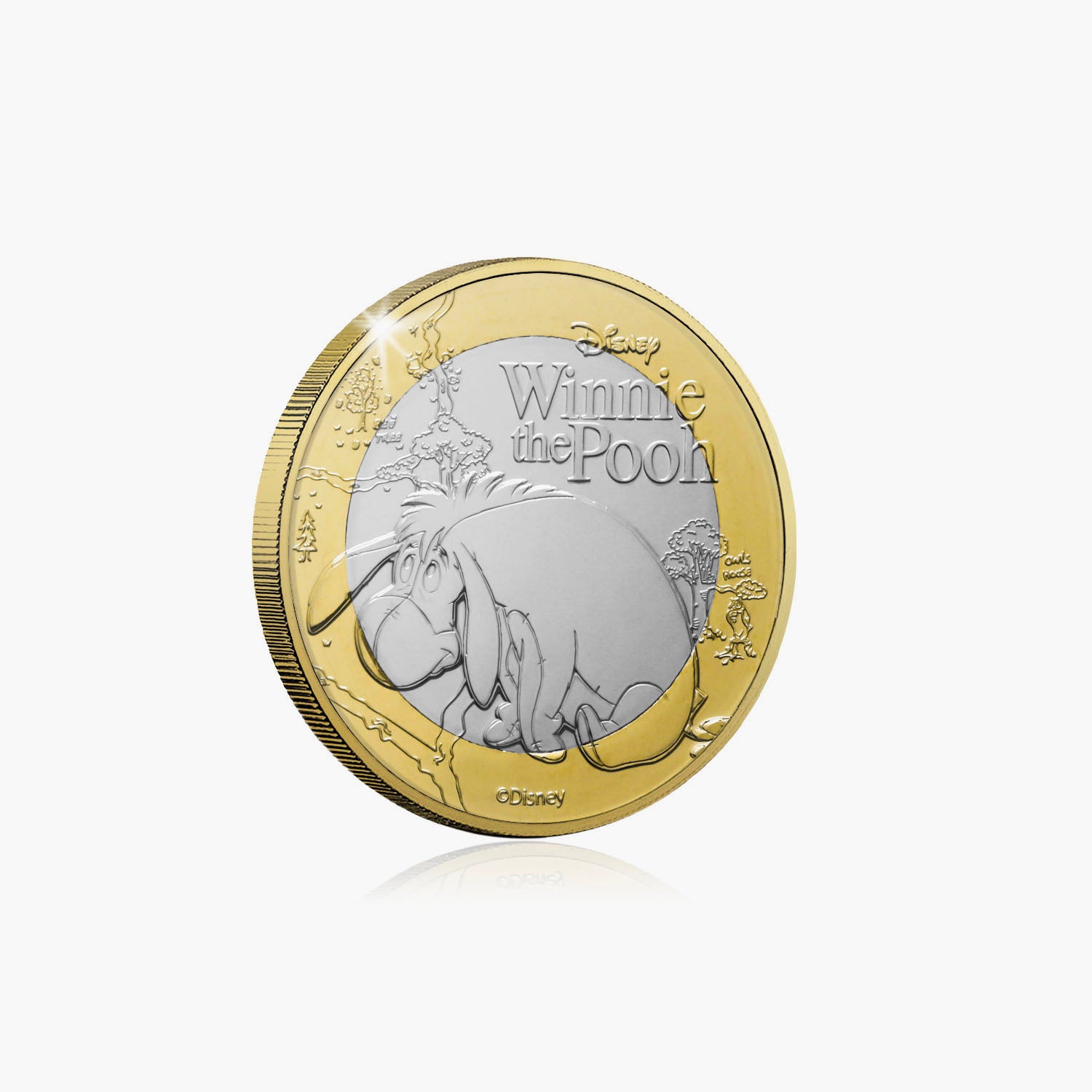 Winnie the Pooh Eeyore 2023 £2 BU Coin