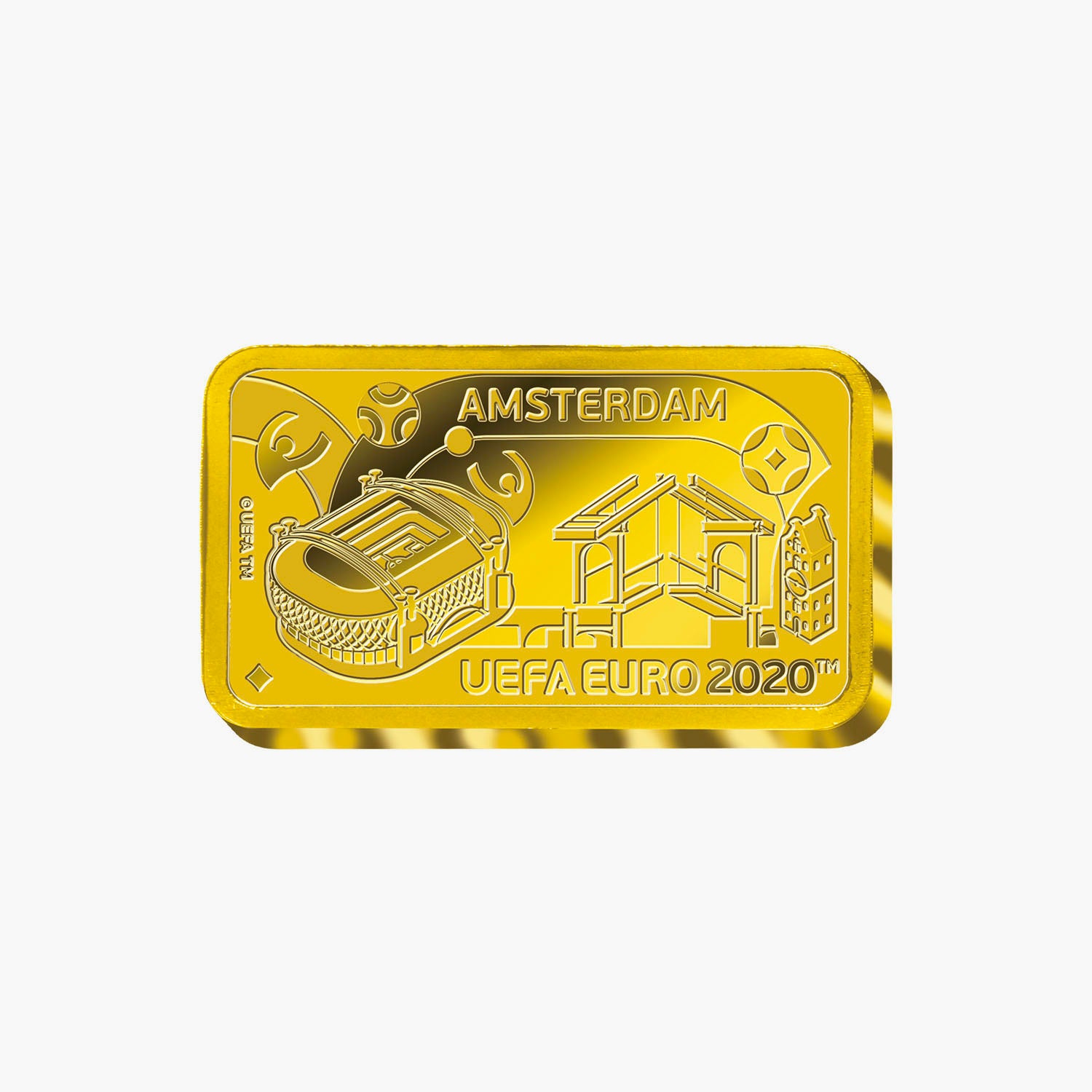 EURO 2020 アムステルダム 1 ポンド金棒コイン