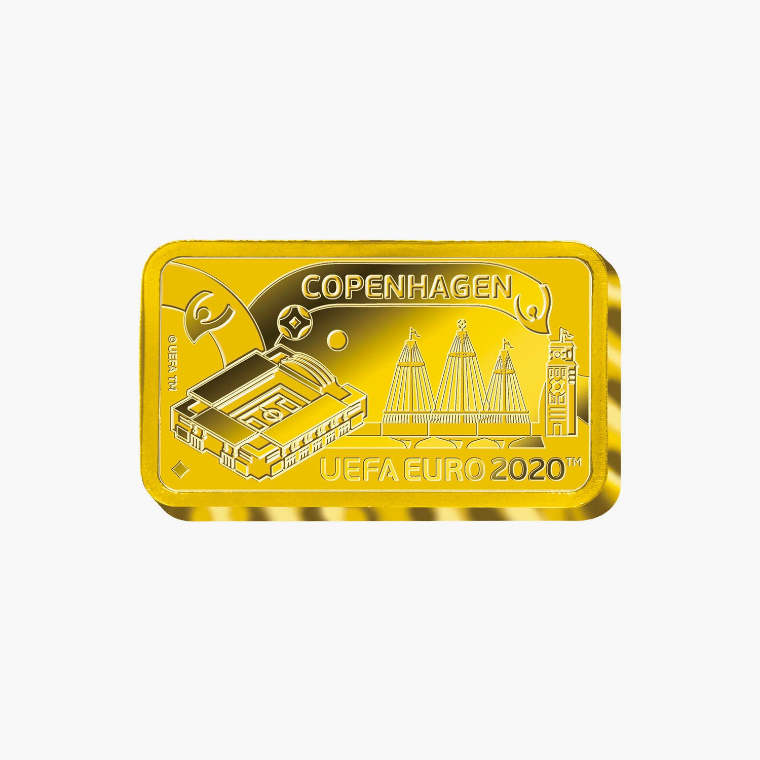 EURO 2020 コペンハーゲン 1 ポンド金棒コイン