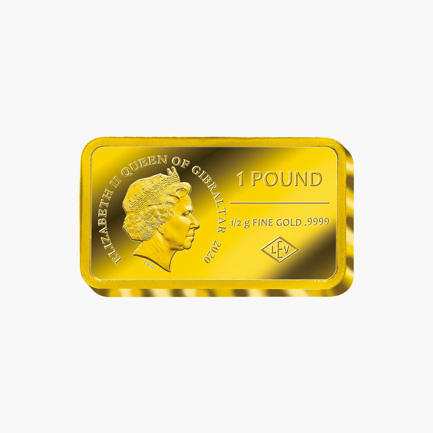 EURO 2020 Copenhague Pièce de 1 £ en lingot d'or