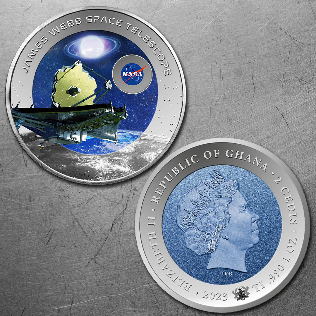 NASA ジェームズ ウェッブ宇宙望遠鏡 チタン 2023 コイン