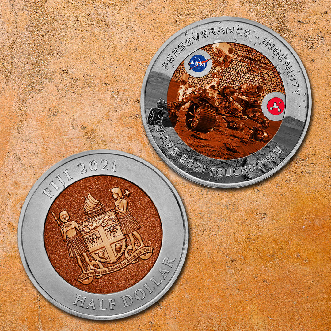 NASA Mars Rover Solid Titanium Coin