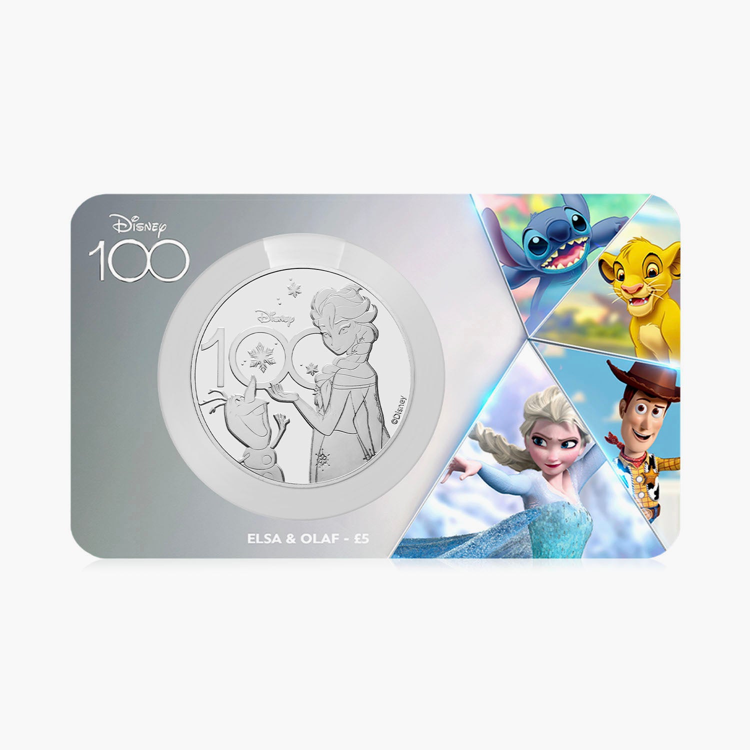 Disney 100th Anniversary Frozen 2023 £5 BU Coin