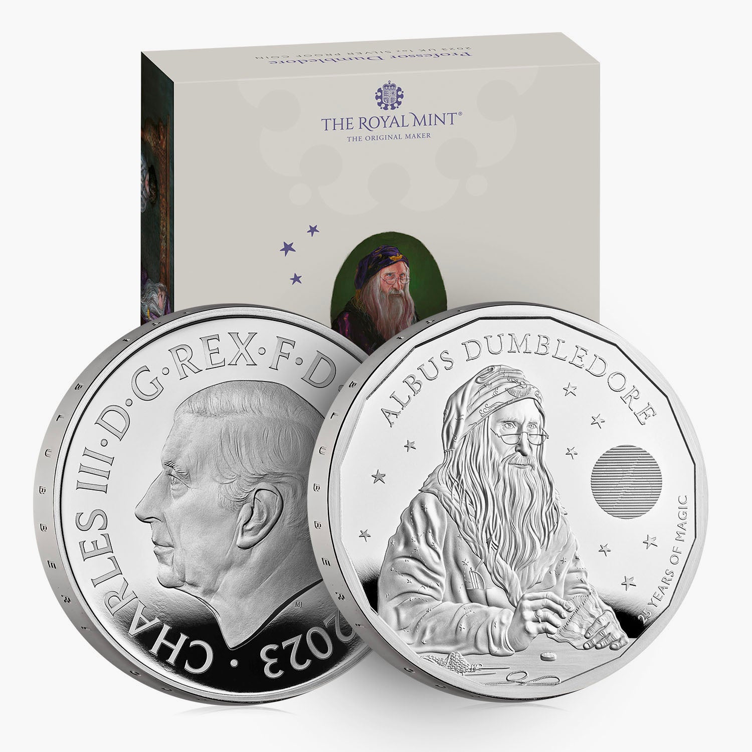 Harry Potter - Professor Dumbledore 2023 UK 1oz Silver Proof Coin