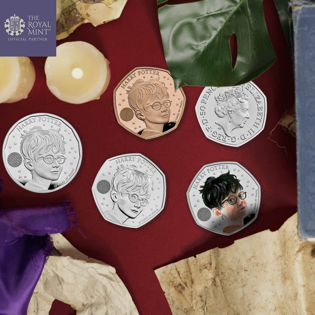 Harry Potter 2022 Pièce de 5 onces en argent fin de qualité épreuve numismatique