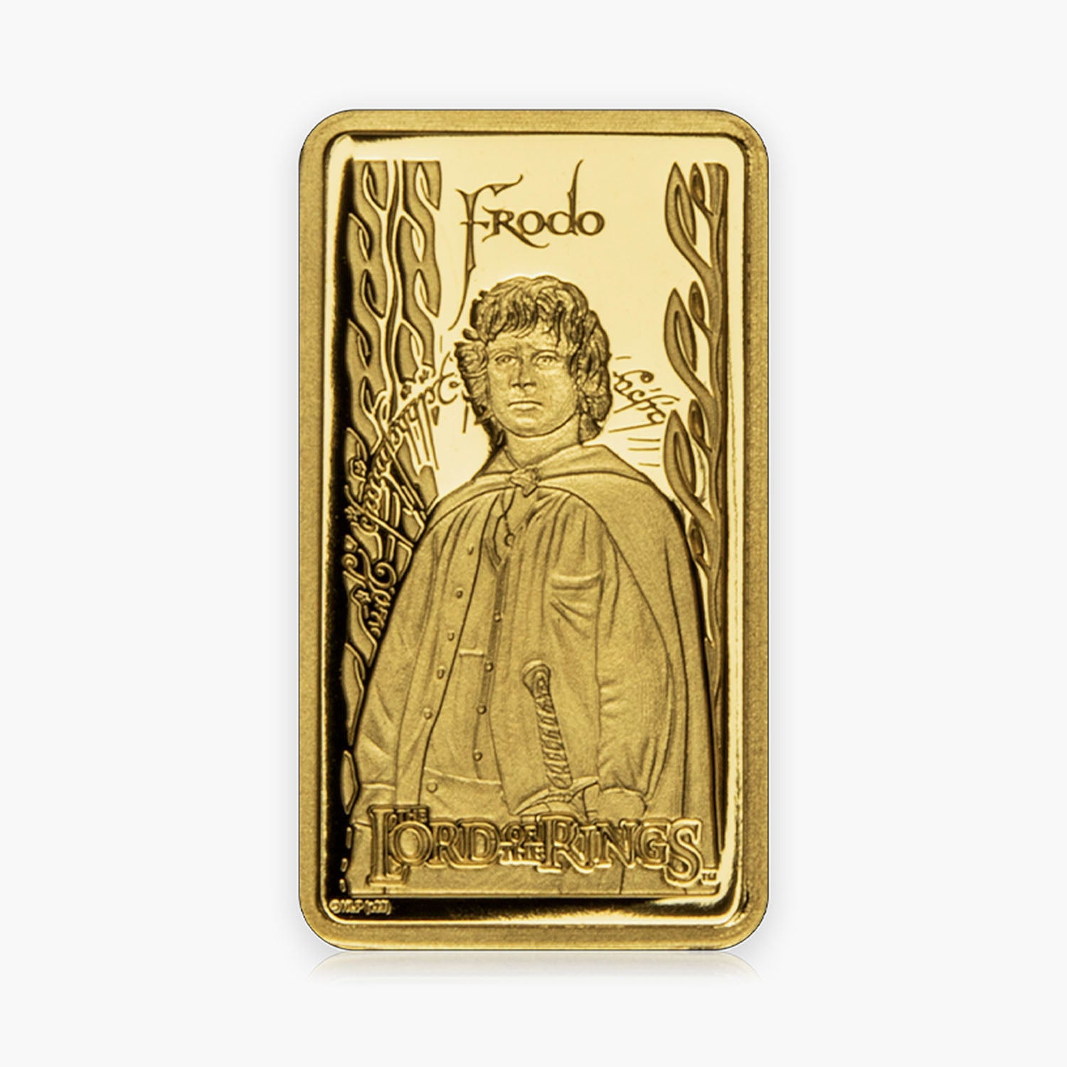 Le Seigneur des Anneaux Frodon pièce en or massif