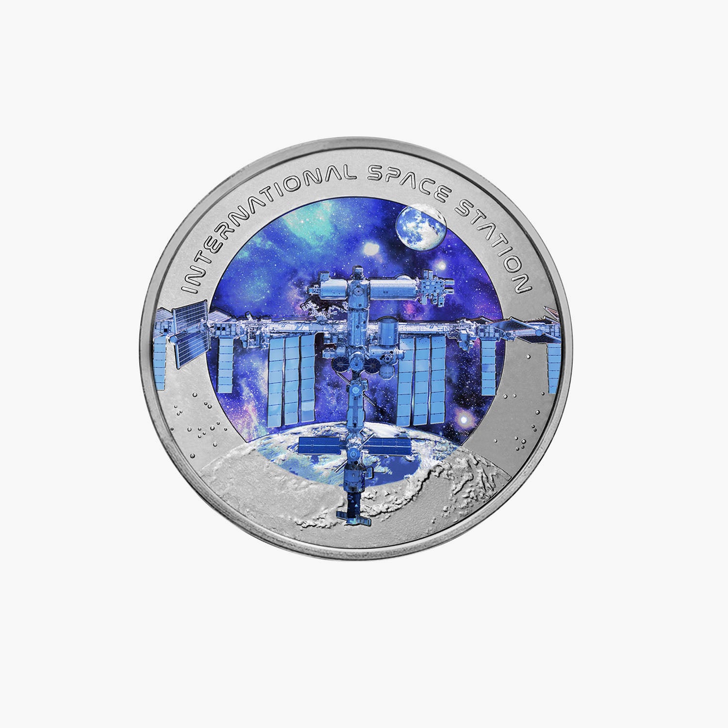 ISS 2023 ソリッド チタン コインの 25 周年