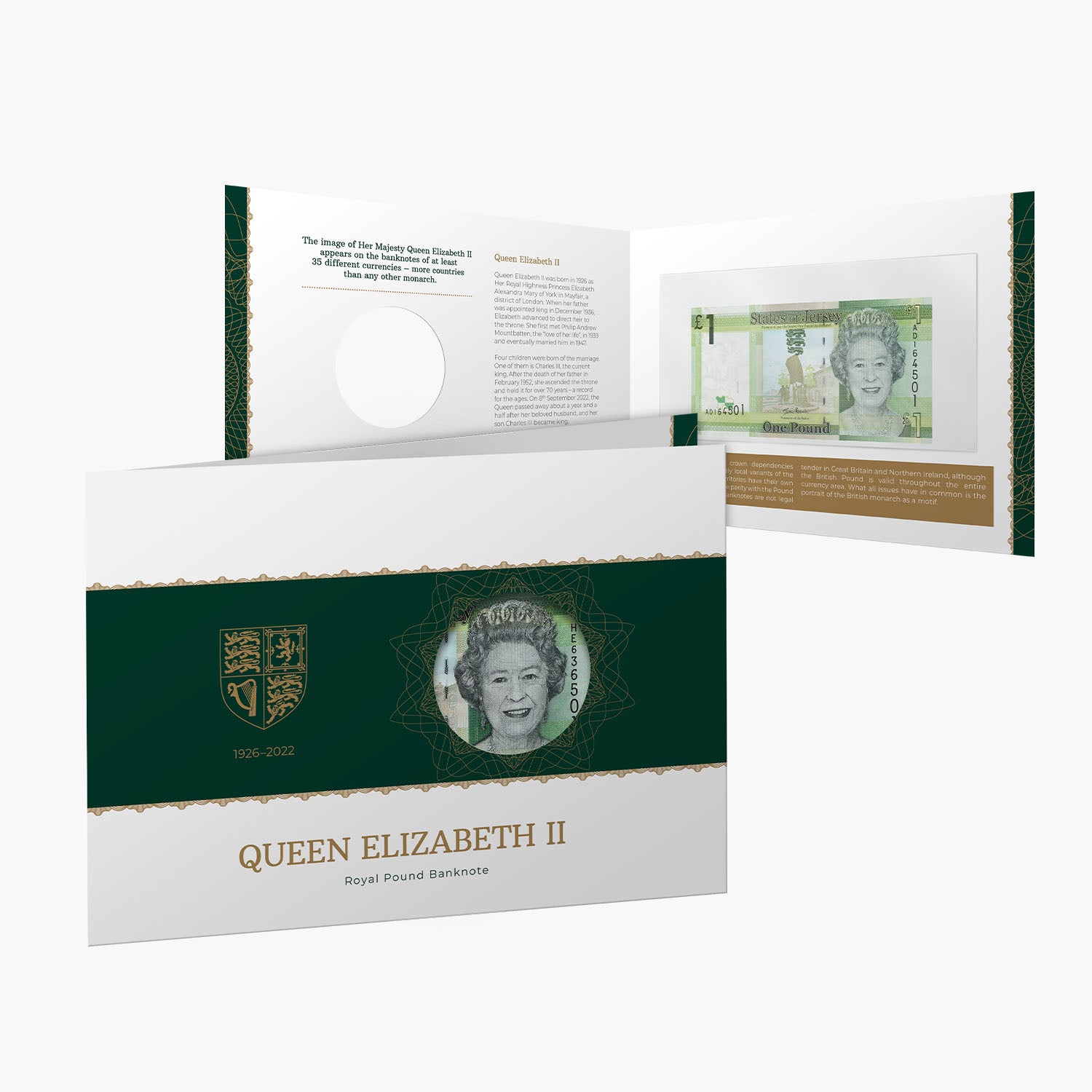 Sa Majesté la Reine Elizabeth II Royal Pound Billet