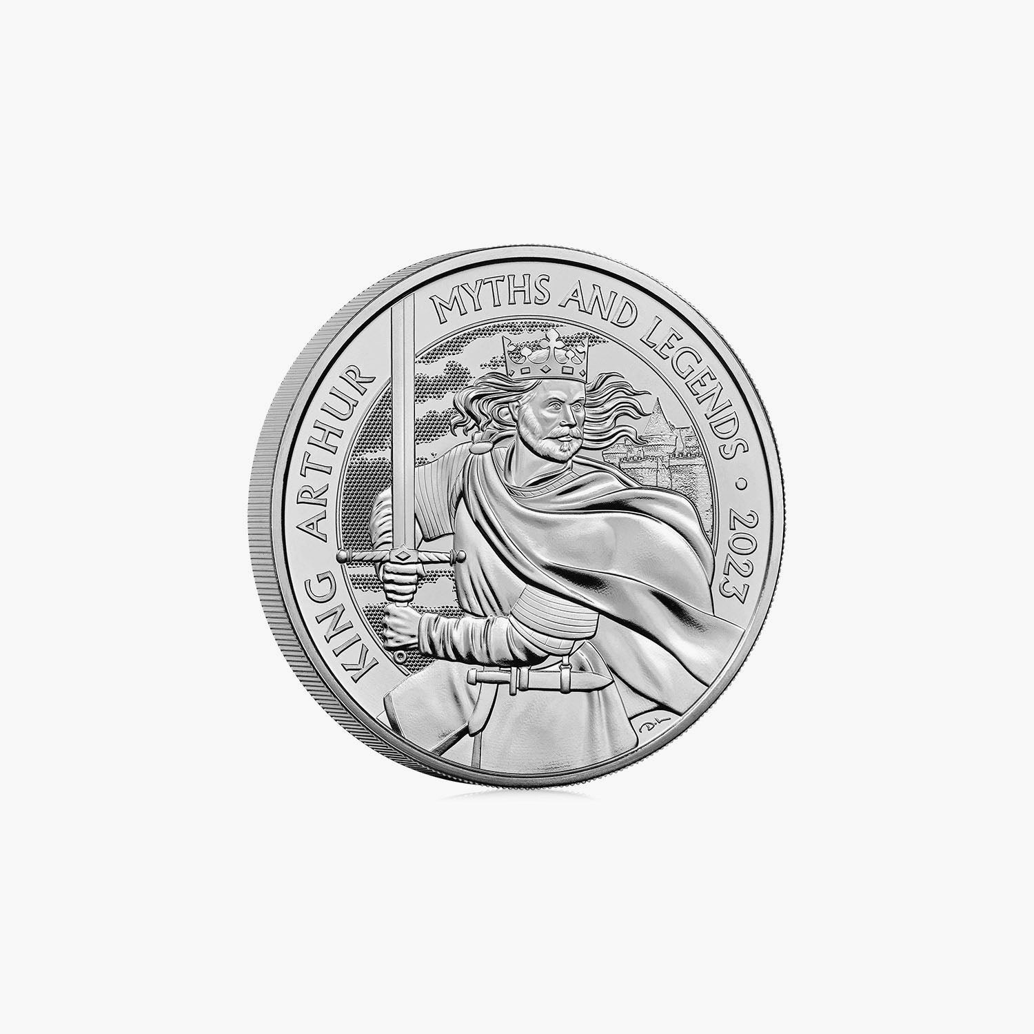 神話と伝説 キング アーサー 2023 英国 £5 ブリリアント未流通コイン