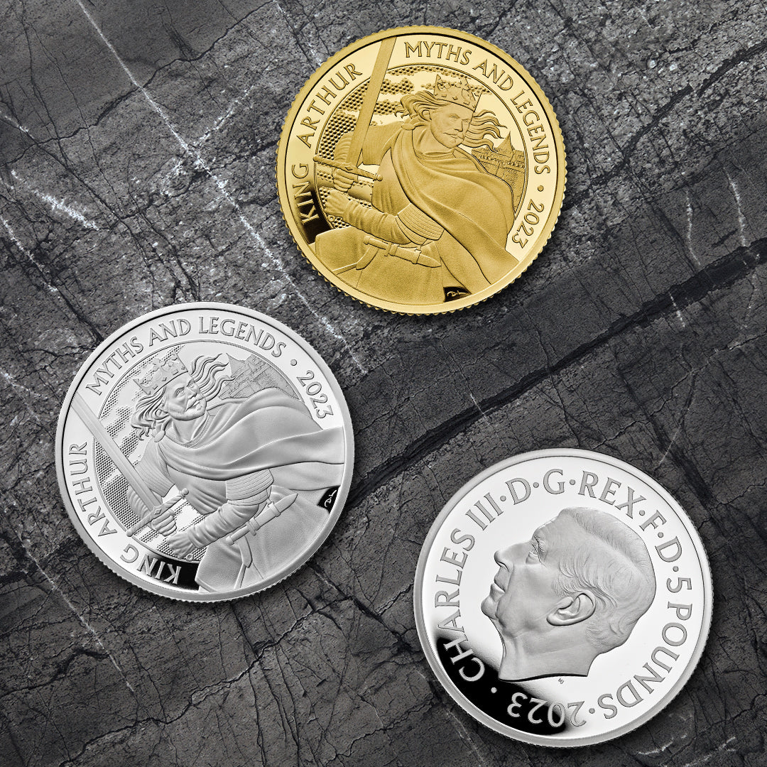Myths & Legends King Arthur 2023 £5 Brilliant Uncirculated Coin