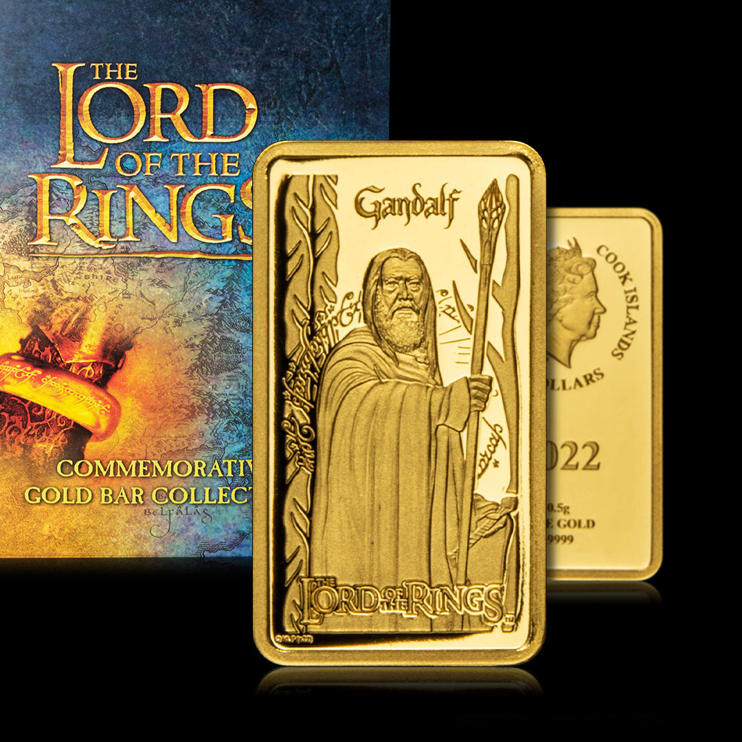 The Official Lord Of The Rings 2023 Solid Gold Coin Collection