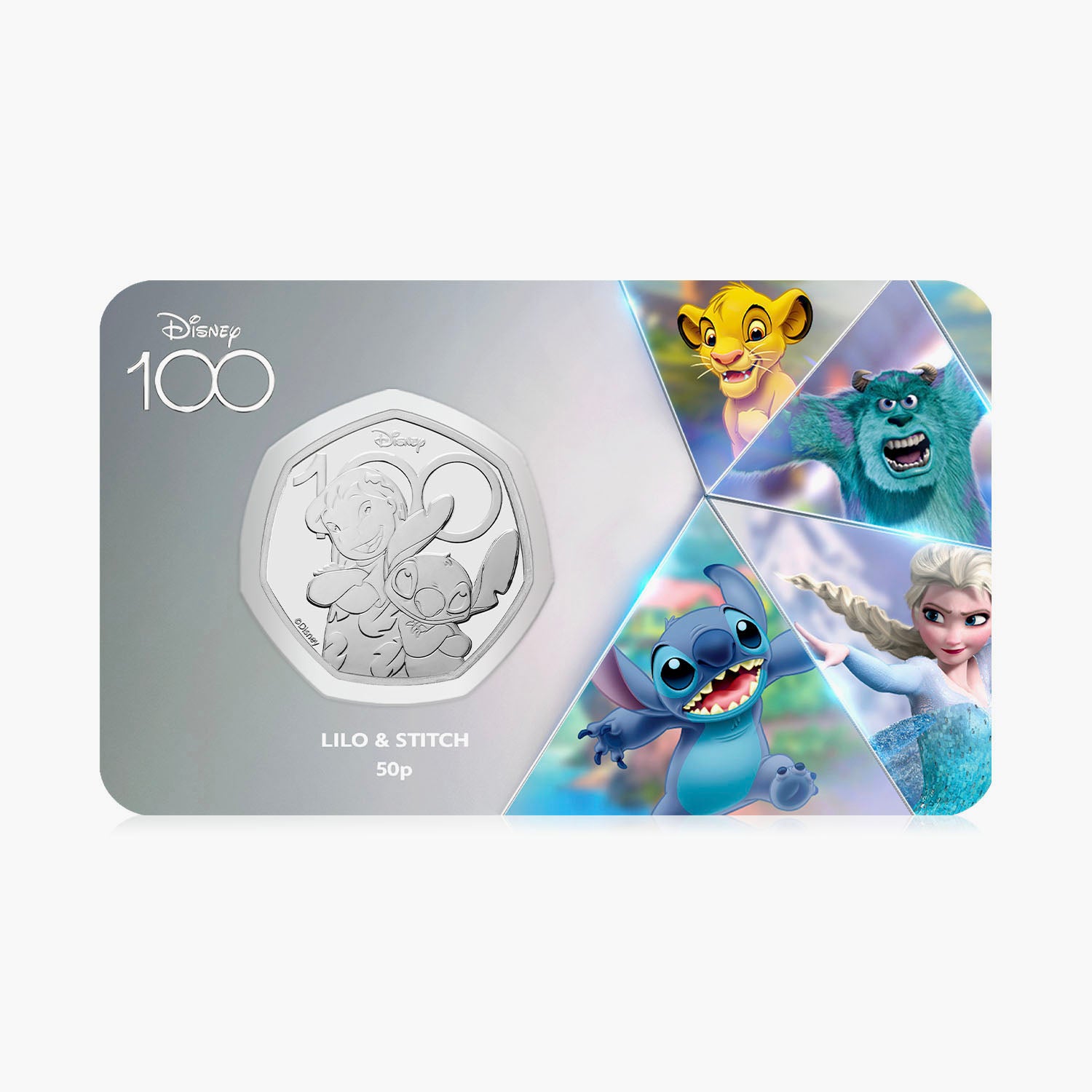 Disney 100th Anniversary Lilo & Stitch 2023 50p BU Coin