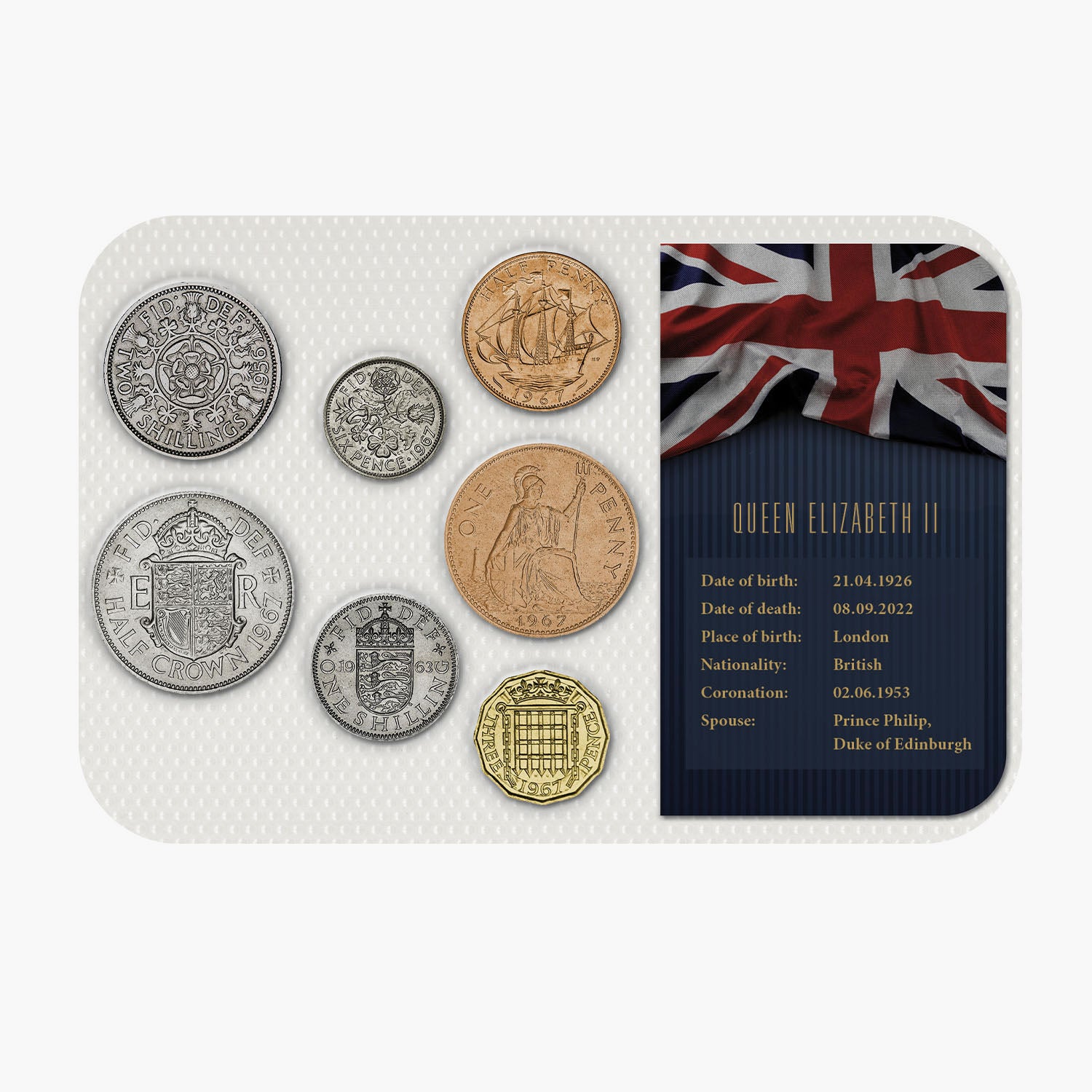 英国のコイン セット - 十進法化前の最後のコイン セット