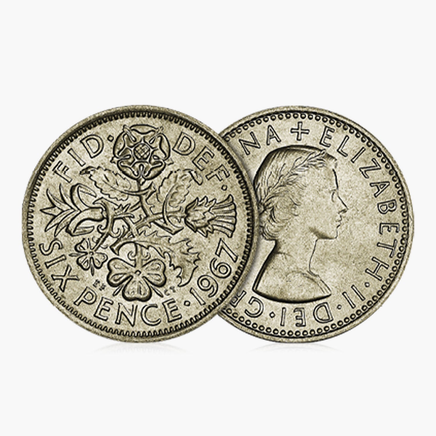 Ensemble de pièces britanniques - Dernier ensemble de pièces avant la décimalisation