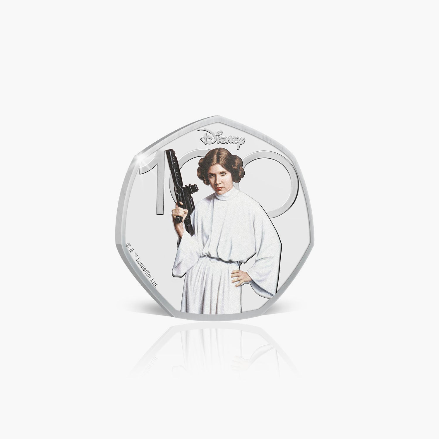 Star Wars Princess Leia 2023 50p BU Colour Coin