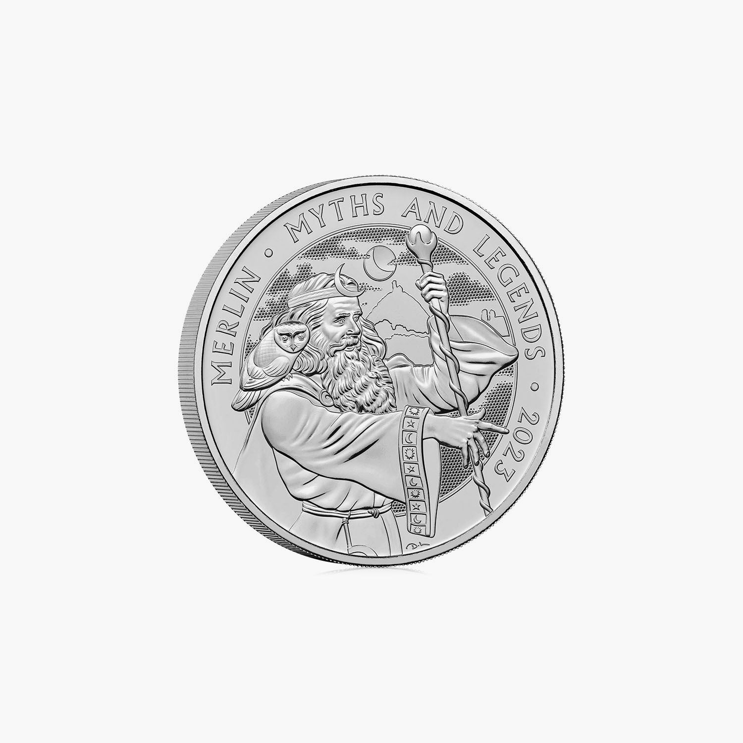 神話と伝説マーリン 2023 英国 £5 ブリリアント未流通コイン