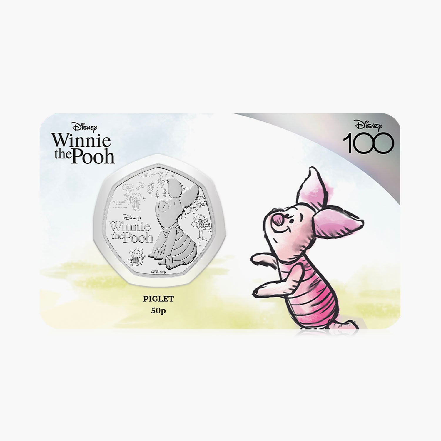 Winnie the Pooh Piglet 2023 50p BU Coin