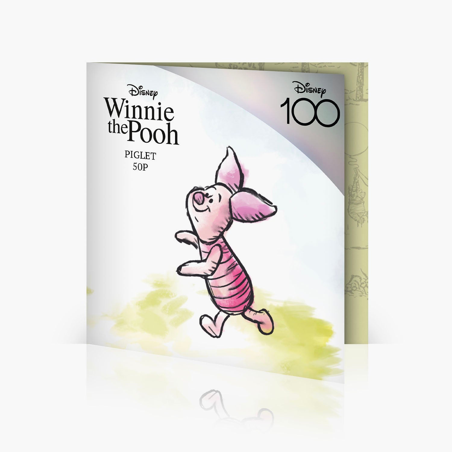 Winnie the Pooh Piglet 2023 50p BU Colour Coin
