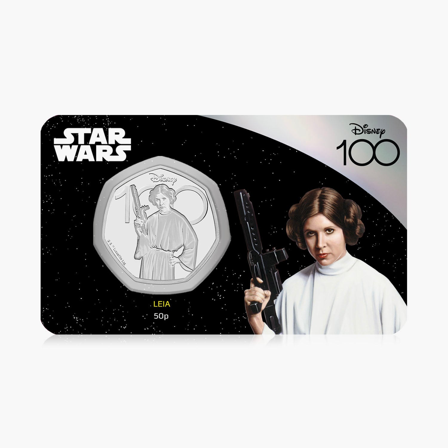 Star Wars Princess Leia 2023 50p BU Coin