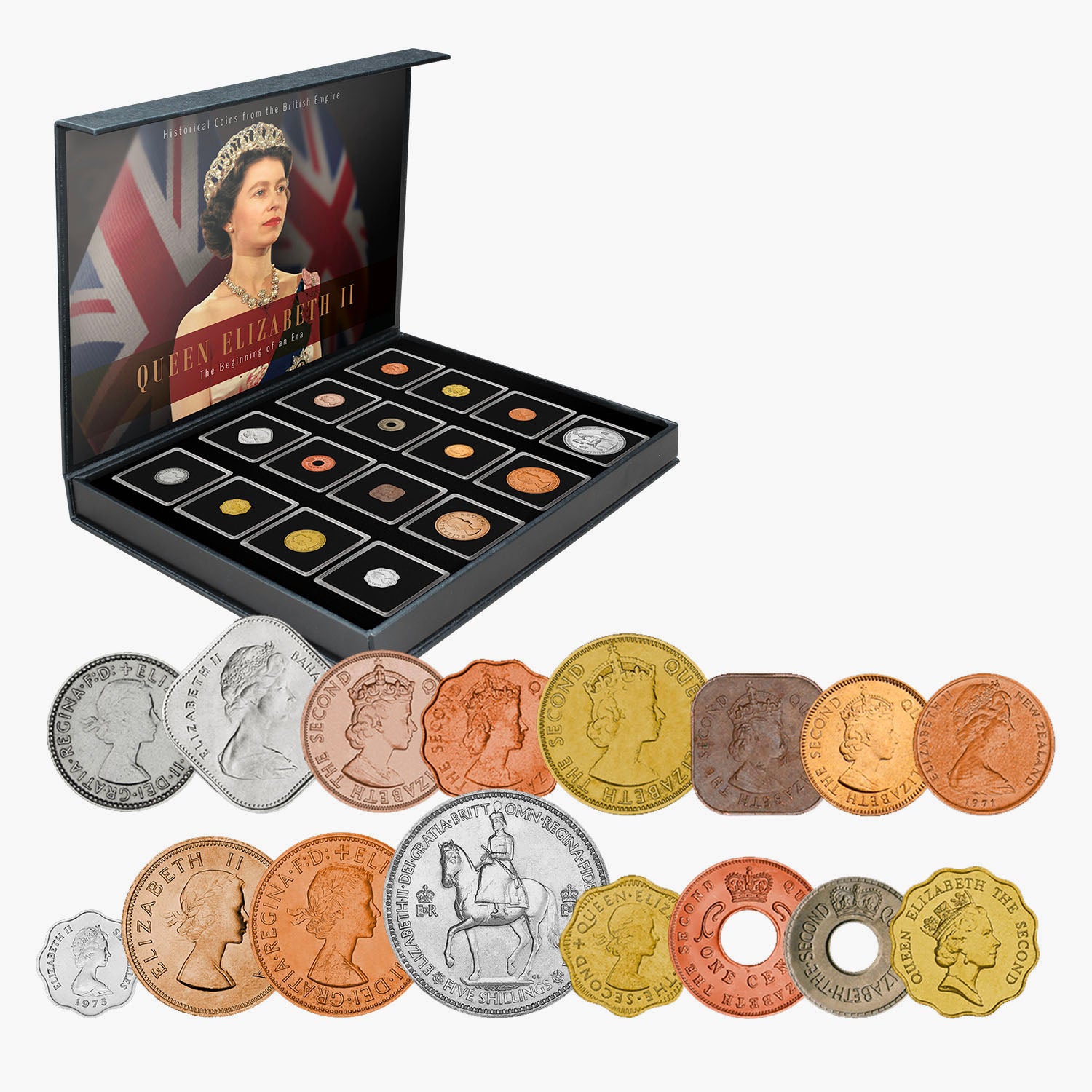 Queen Elizabeth II The Beginning of an Era Coin Collection