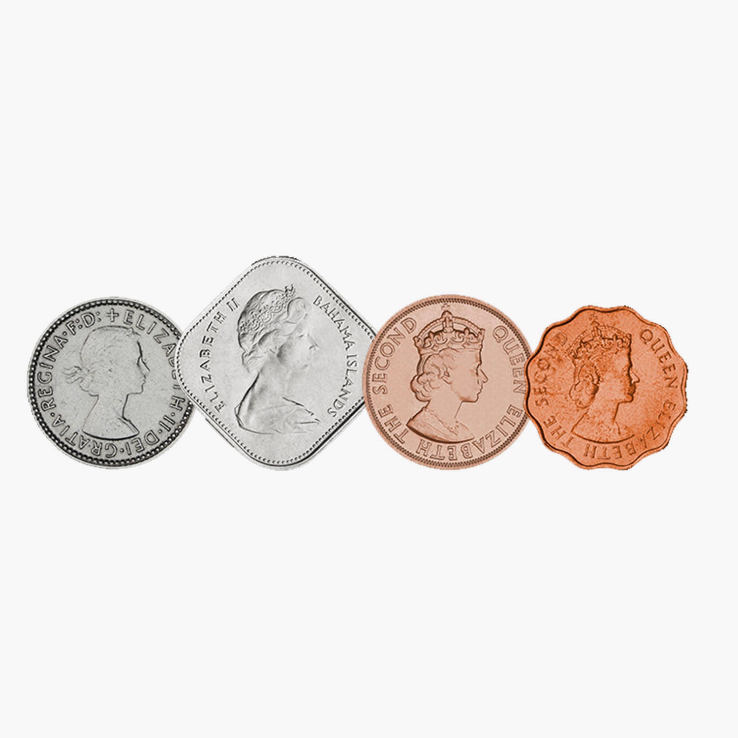 Collection de pièces de monnaie de la reine Elizabeth II Le début d'une ère