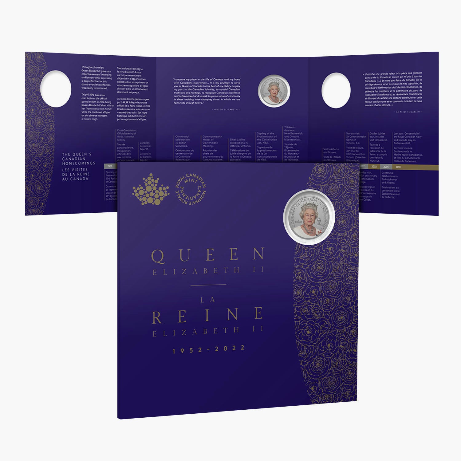 女王エリザベス 2 世の肖像 2022 上質銀貨