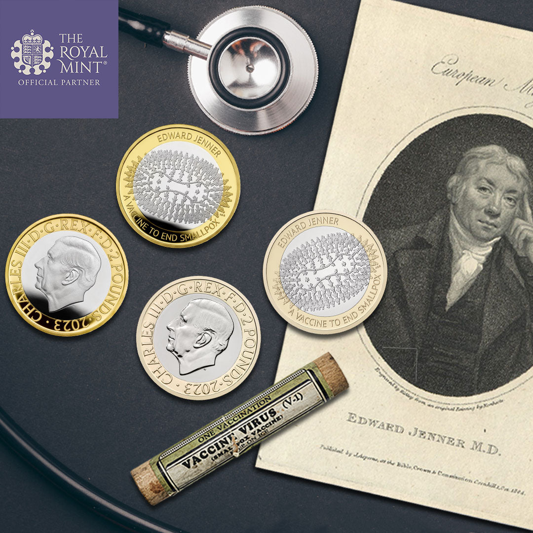 Edward Jenner 2023 £2 Brilliant Uncirculated Coin