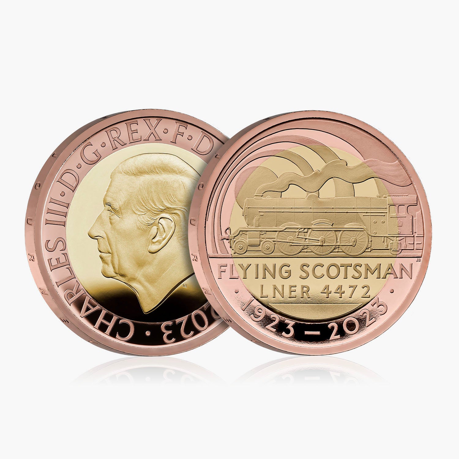 The Centenary of Flying Scotsman 2023 UK £2 Gold Proof Coin