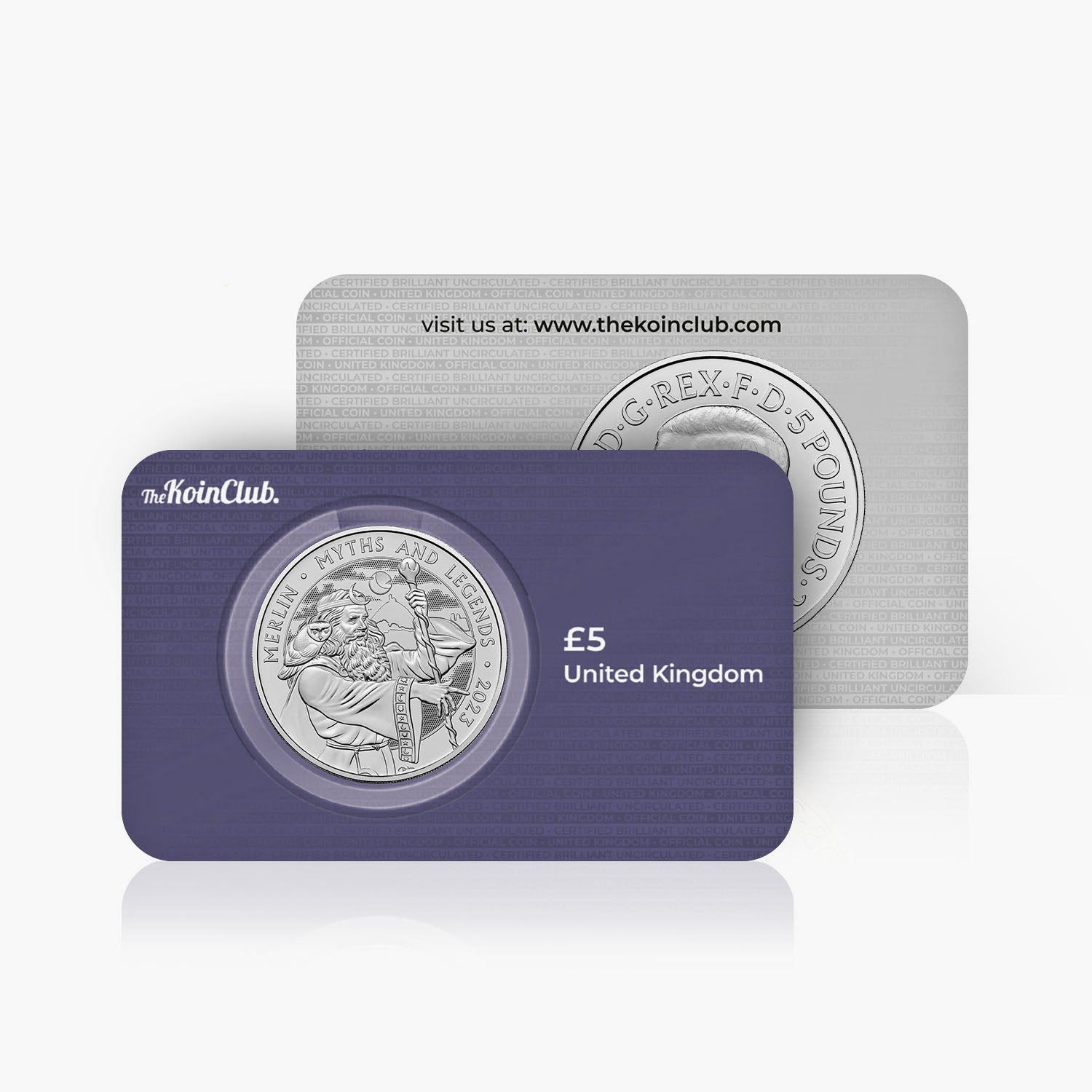 Myths and Legends Merlin 2023 £5 Brilliant Uncirculated Coin