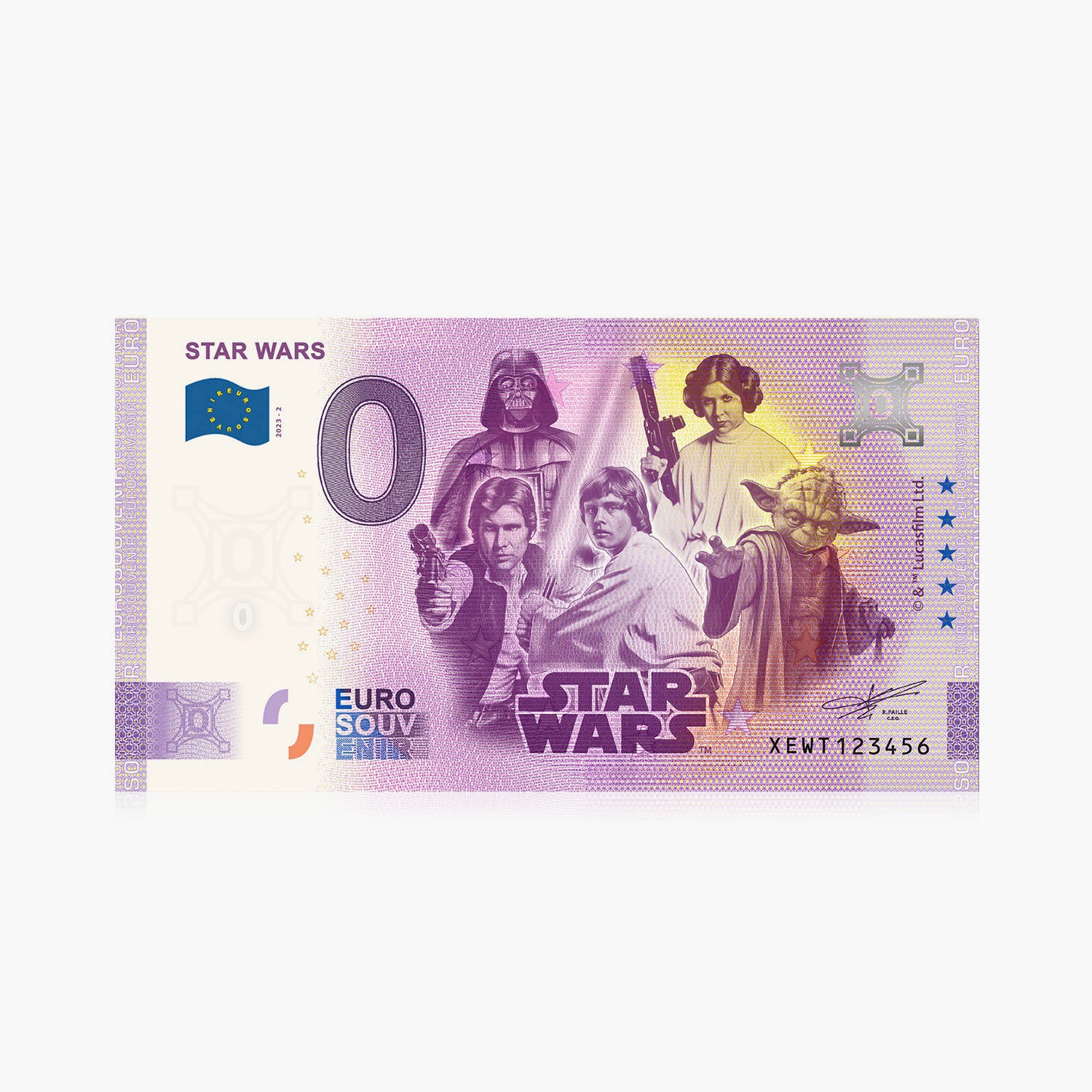 Le billet officiel Star Wars 0 euro