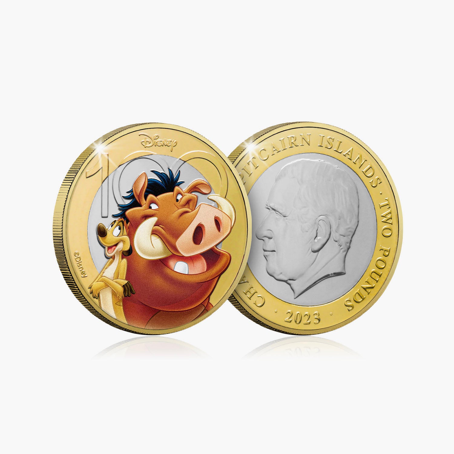 Disney 100th Anniversary Lion King 2023 £2 BU Color Coin