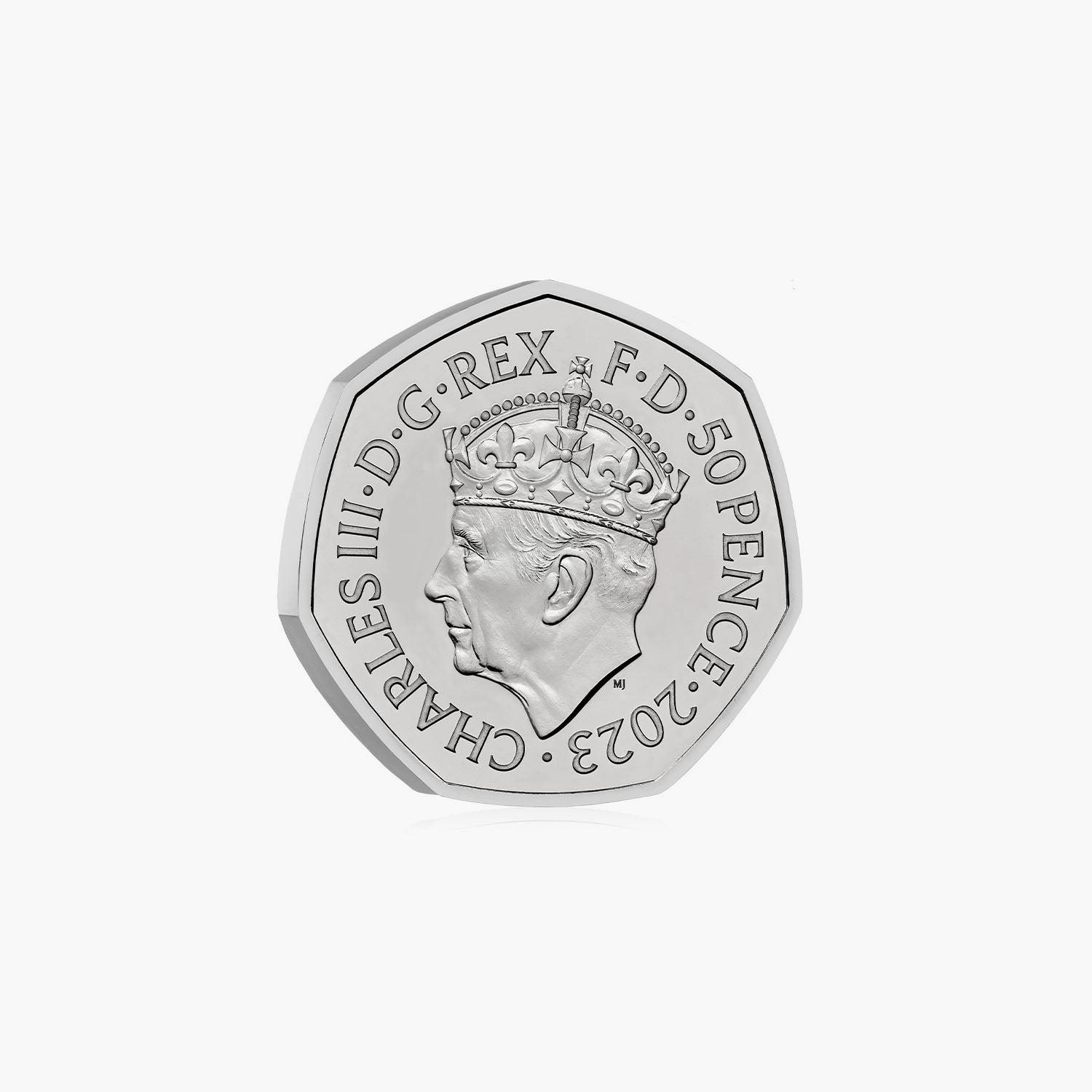 チャールズ 3 世国王陛下の戴冠式 イギリス 50 ペンス ブリリアント未流通コイン