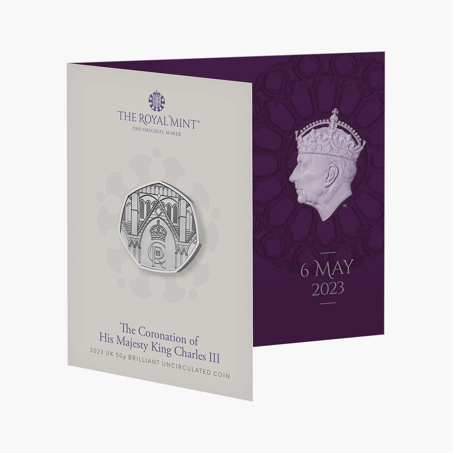 The Coronation of His Majesty King Charles III UK 50p Brilliant Uncirculated Coin