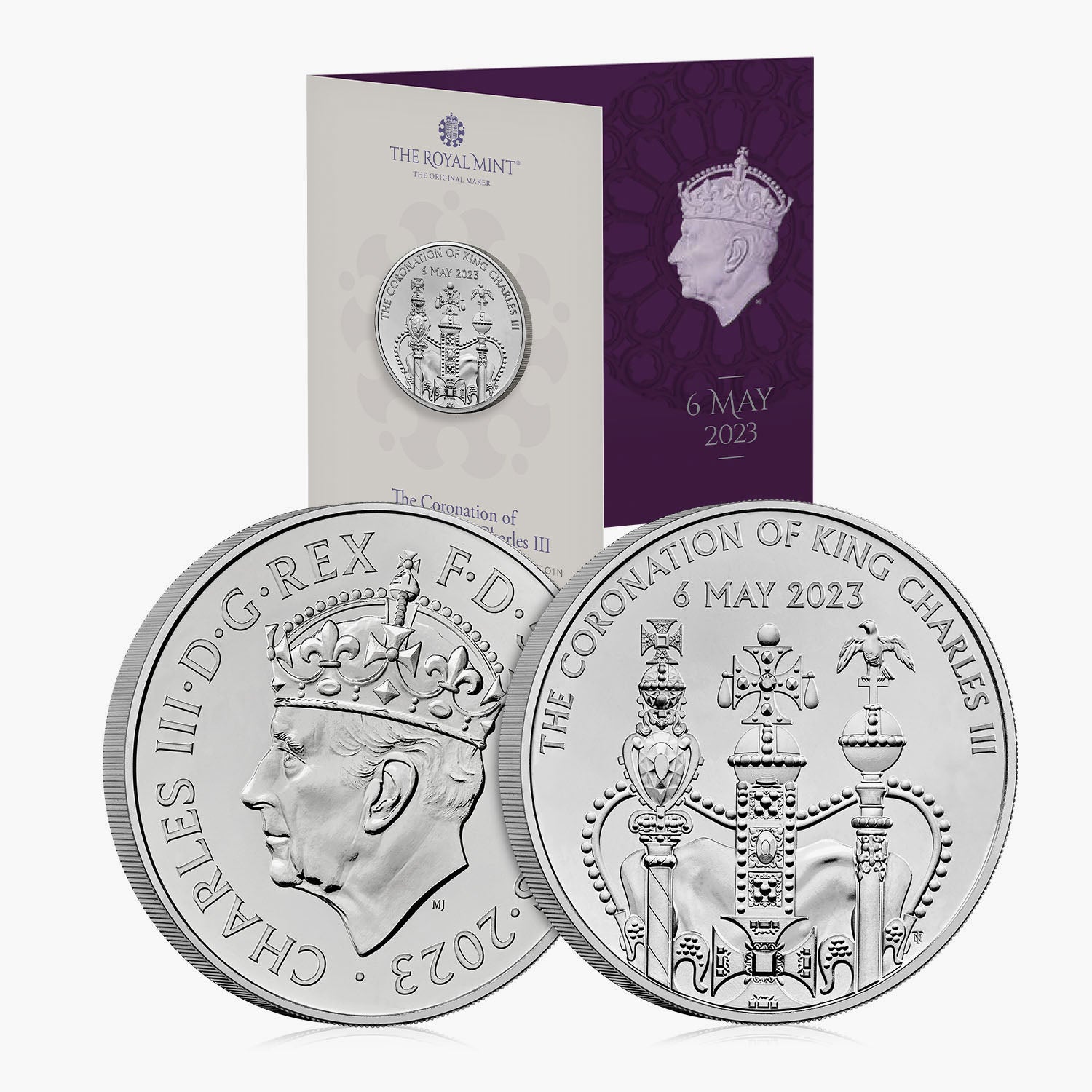 チャールズ国王陛下の戴冠式 イギリス £5 ブリリアント未流通コイン