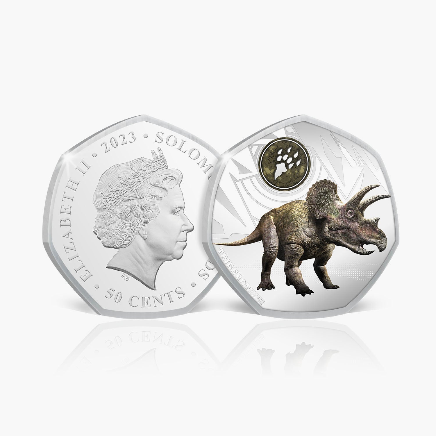 恐竜時代 トリケラトプス 2023 コイン