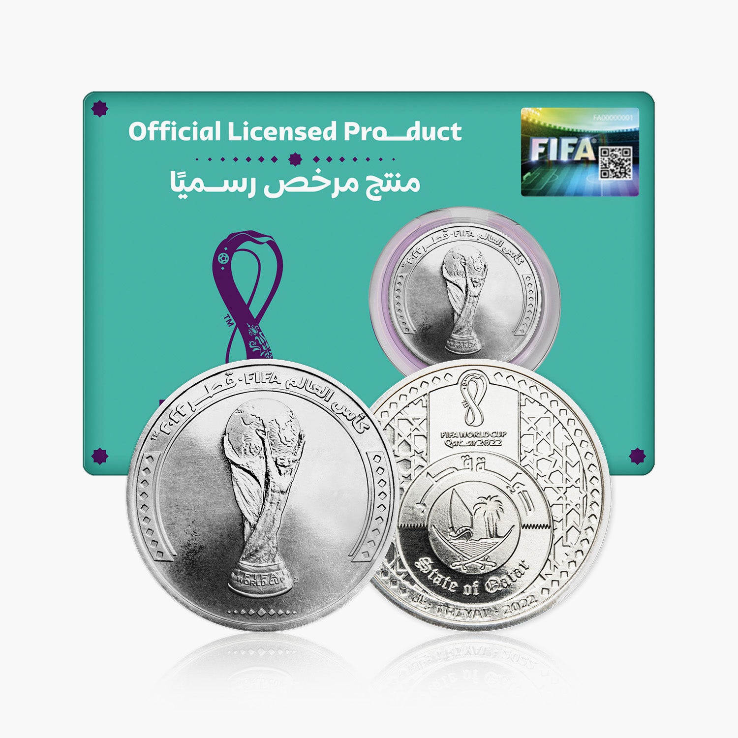 FIFA World Cup 2022™ Qatar Riyal 3 Coin Set
