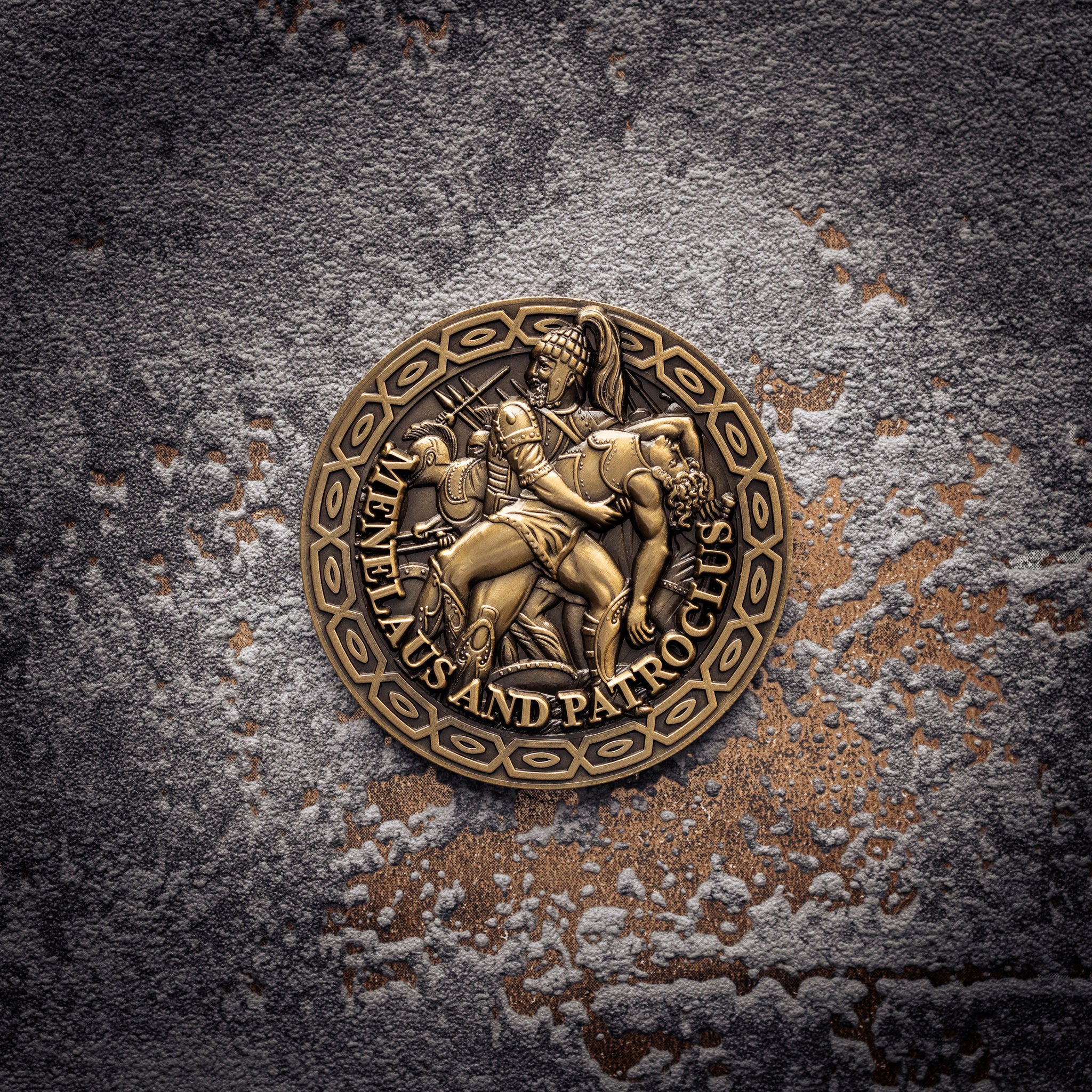 トロイ - メネラウスとパトロクロス 55mm コイン