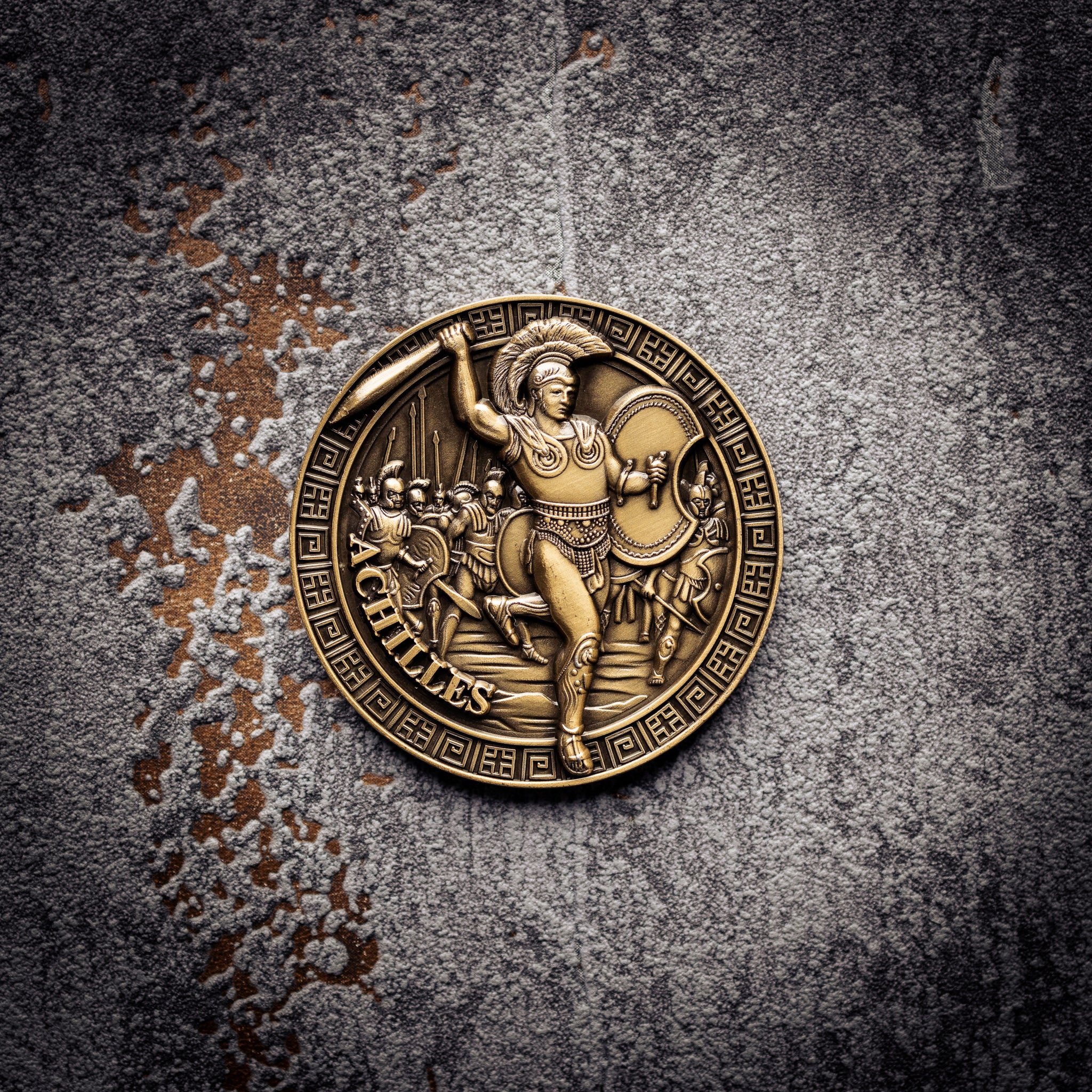 Troy - Achilles 55mm Coin