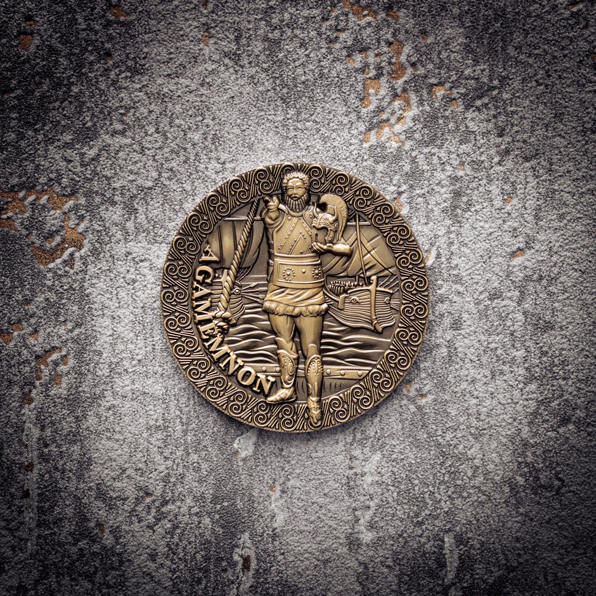 トロイ - アガメムノン 55mm コイン