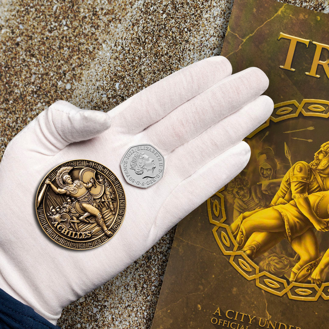 Troy - Agamemnon 55mm Coin
