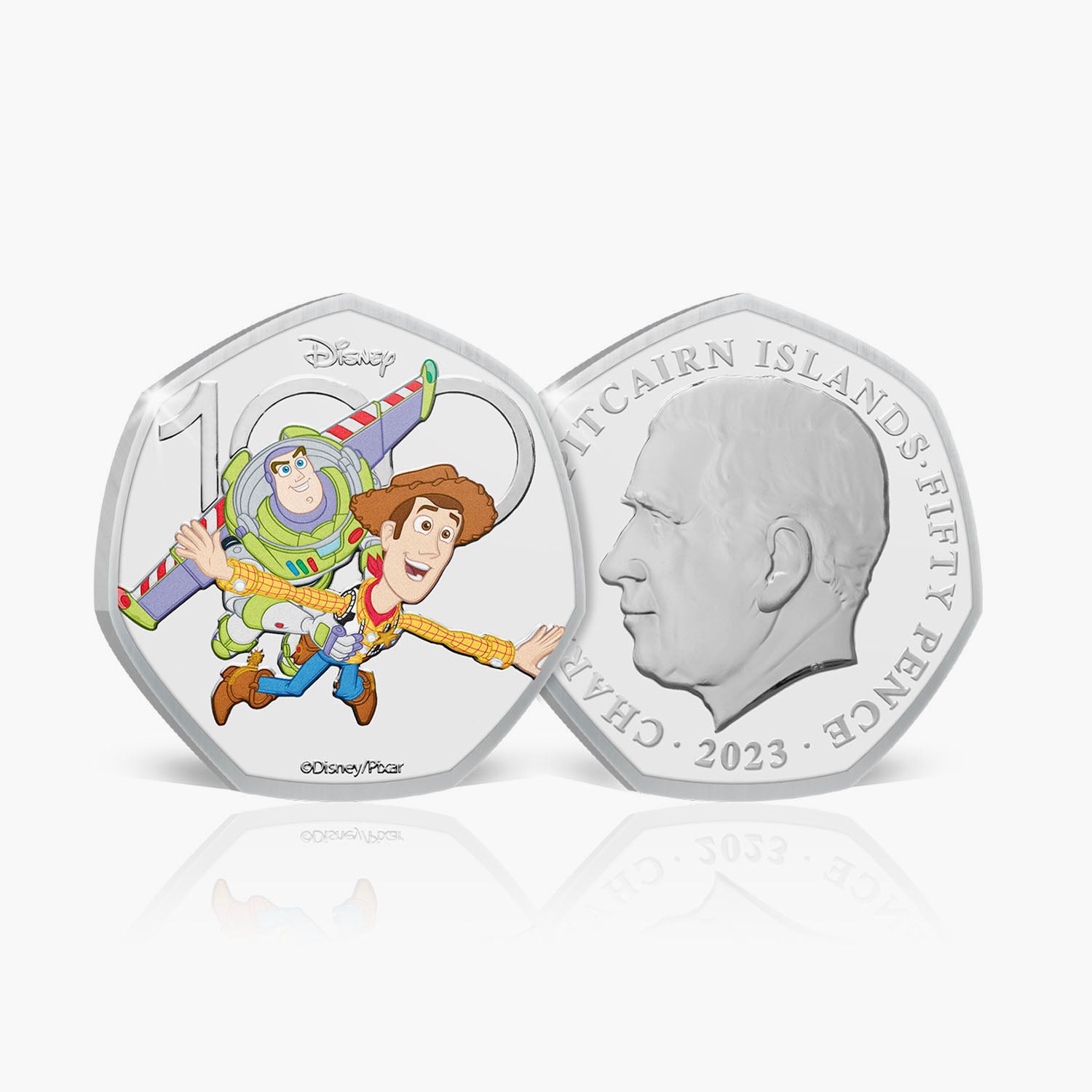 Disney 100th Anniversary Toy Story 2023 50p BU Colour Coin